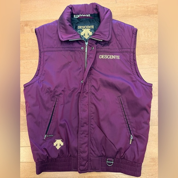 Descente Other - Vintage Descente 90’s Men’s Vest Size M Purple Gold